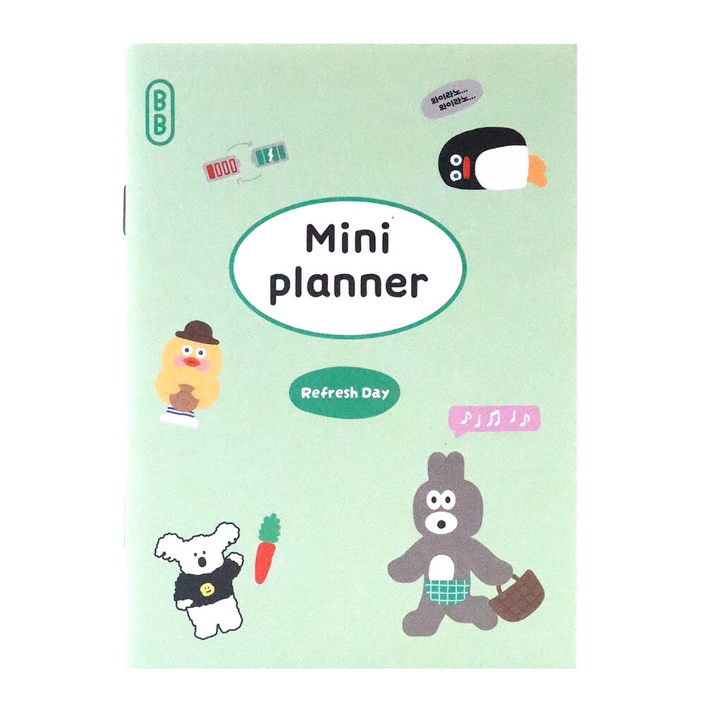 สมุดแพลนเนอร์ Ropamoda romane mini planner สีเขียว